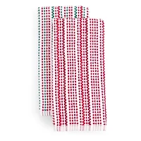 North Pole Trading Co. Holiday Stripe 4-pc. Kitchen Towel Set