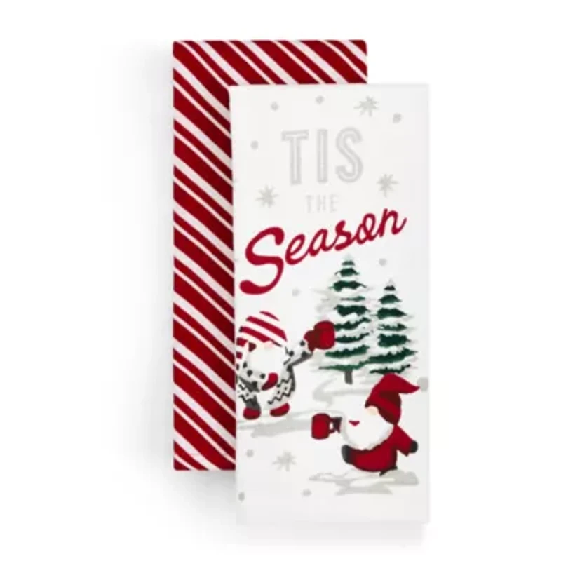 North Pole Trading Co. Gnome 2-pc. Kitchen Towel Set