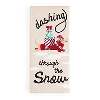 North Pole Trading Co. Holiday Dog 2-pc. Kitchen Towel