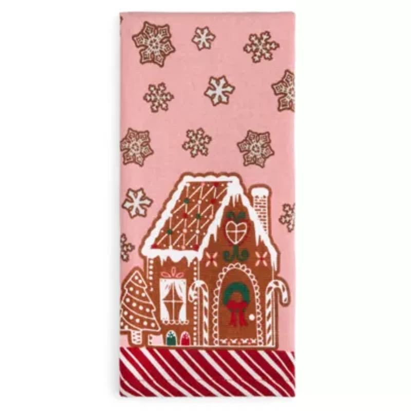 North Pole Trading Co. Gingerbread House 2-pc. Kitchen Towel Set