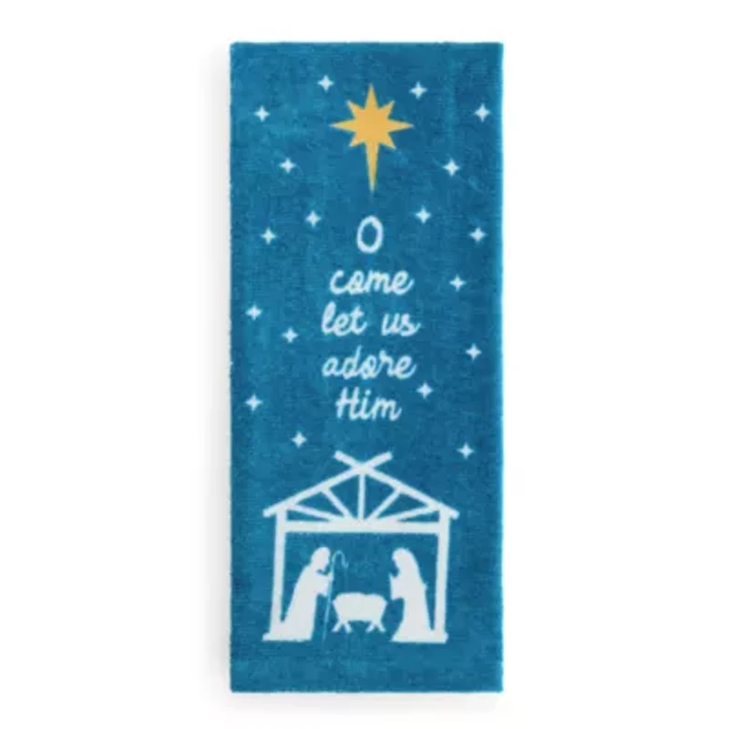 North Pole Trading Co. Nativity 2-pc. Kitchen Towel Set