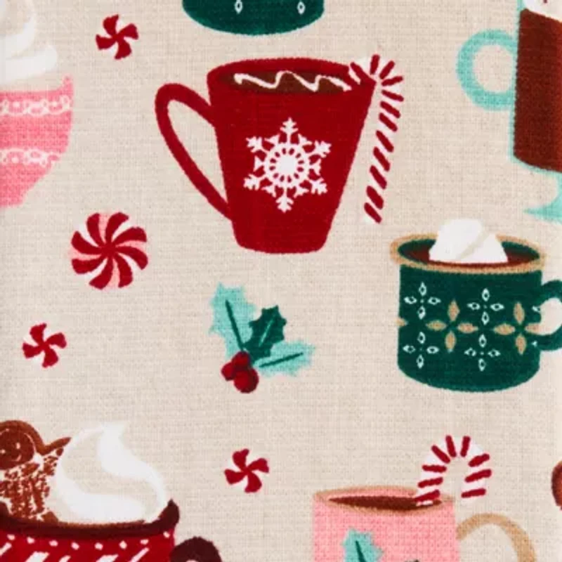 North Pole Trading Co. Very Merry Hot Cocoa 2-pc. Kitchen Towel Set