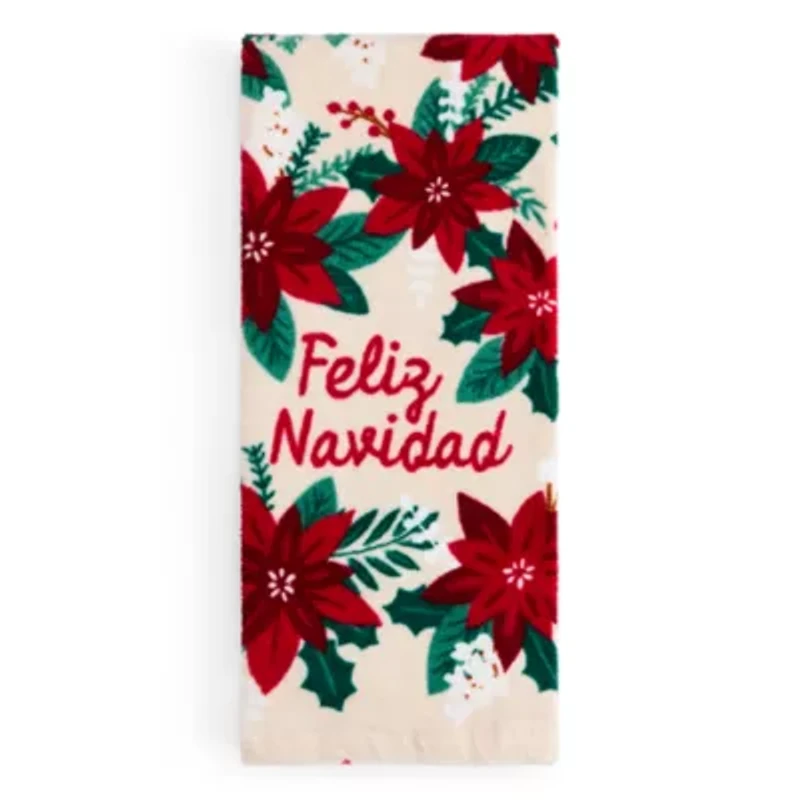 North Pole Trading Co. Felize Navidad 2-pc. Kitchen Towel Set