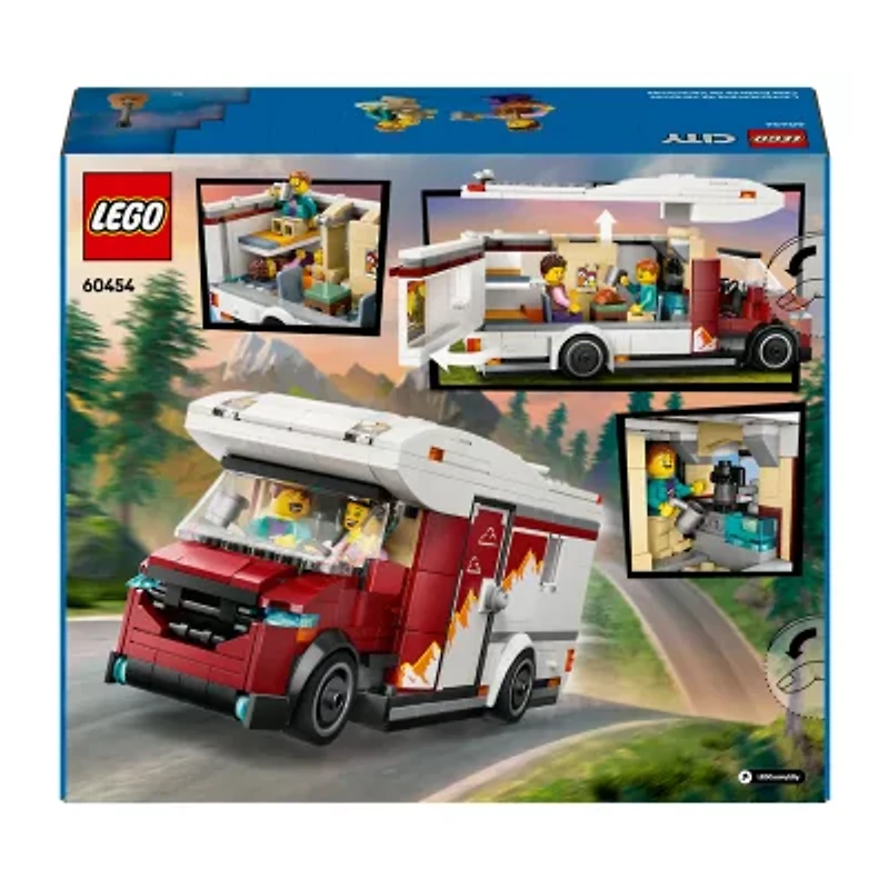 LEGO® Holiday Adventure Camper Van 60454 Building Set (385 Pieces)