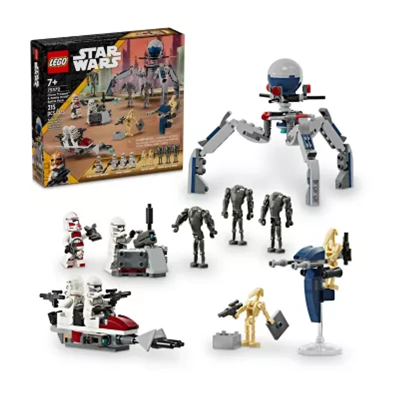 LEGO® Clone Trooper™ & Battle Droid™ Battle Pack 75372 Building Set (215 Pieces)