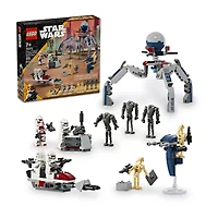 LEGO® Clone Trooper™ & Battle Droid™ Battle Pack 75372 Building Set (215 Pieces)
