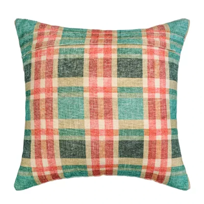 Vibhsa Vibhsa Holiday Reverie Christmas Dog Pillow – 20"X20" Rectangular Throw Pillow