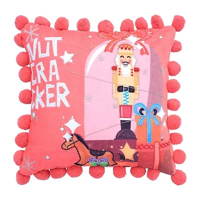 Vibhsa Vibhsa Christmas Nutcracker Gifts Pillow – 20"X20" Square Throw Pillow
