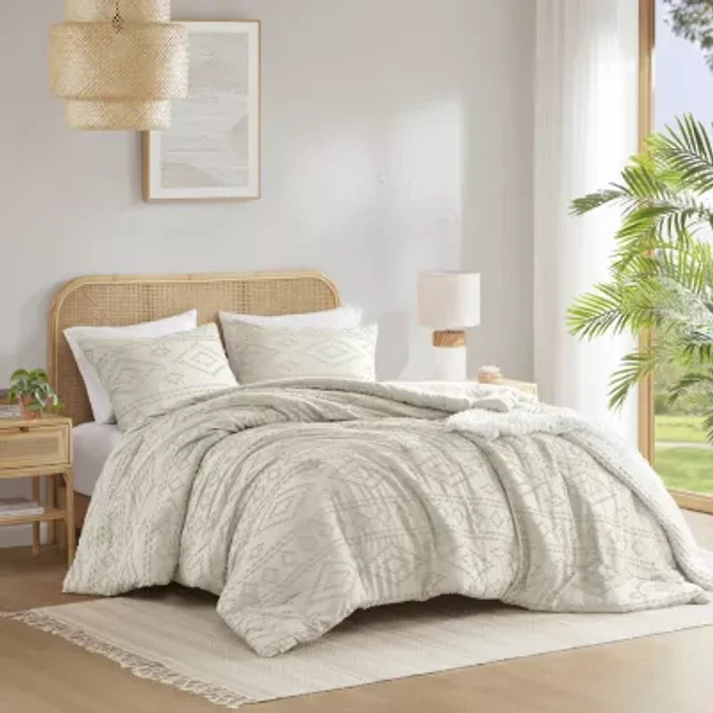 510 Design Gigi Geometric Tufted Lightweight Easy Care Comforter Set