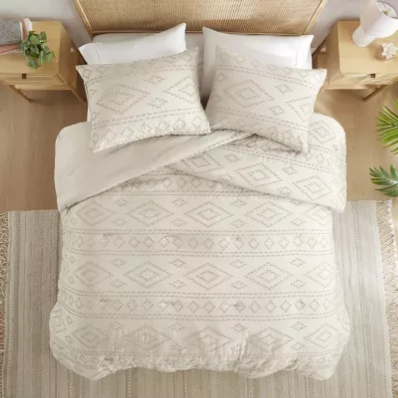 510 Design Gigi Geometric Tufted Lightweight Easy Care Comforter Set