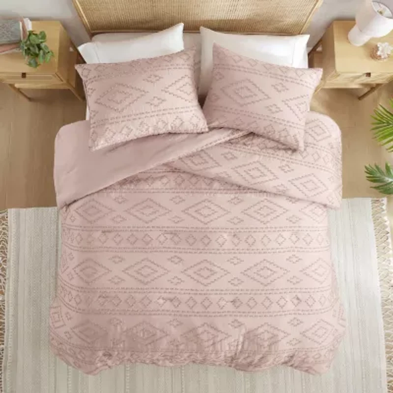 510 Design Gigi Geometric Tufted Lightweight Easy Care Comforter Set