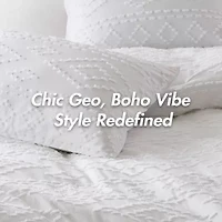 510 Design Gigi Geometric Tufted Lightweight Easy Care Comforter Set