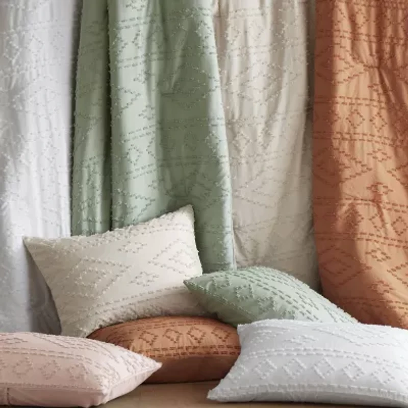 510 Design Gigi Geometric Tufted Lightweight Easy Care Comforter Set