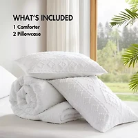 510 Design Gigi Geometric Tufted Lightweight Easy Care Comforter Set
