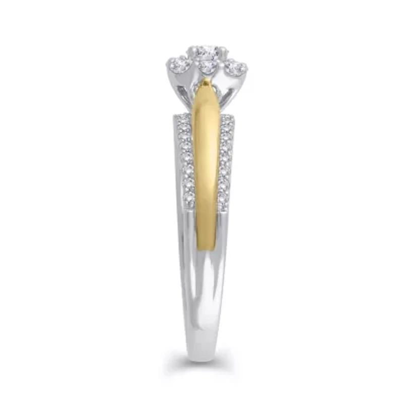 Womens / CT. T.W. Natural White Diamond 10K Gold Engagement Ring