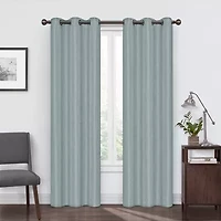 Eclipse Reagan Grommet Top Blackout Single Curtain Panel