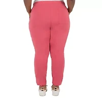 Poetic Justice Womens High Rise Over Belly Plus Drawstring Pant