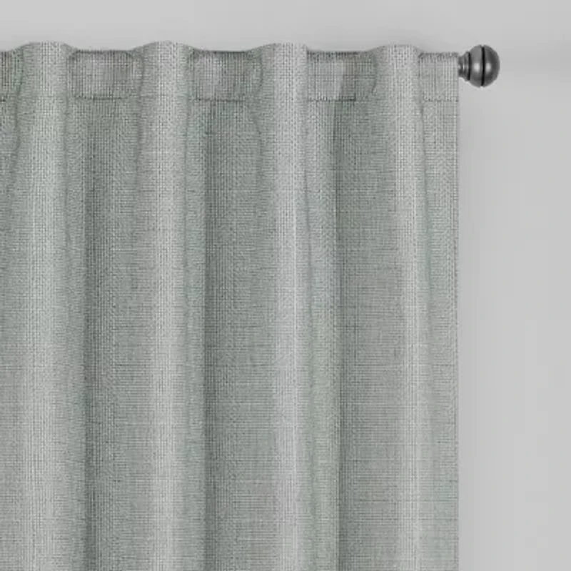 Eclipse Walken Rod Pocket Back Tab Blackout Single Curtain Panel