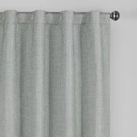Eclipse Walken Rod Pocket Back Tab Blackout Single Curtain Panel