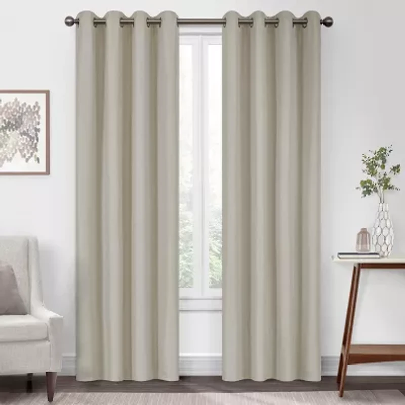 Eclipse Kira Grommet Top Blackout Single Curtain Panel