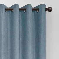 Eclipse Kira Grommet Top Blackout Single Curtain Panel