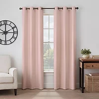 Eclipse Gabriella Grommet Top Energy Saving 100% Blackout Single Curtain Panel