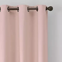 Eclipse Gabriella Grommet Top Energy Saving 100% Blackout Single Curtain Panel