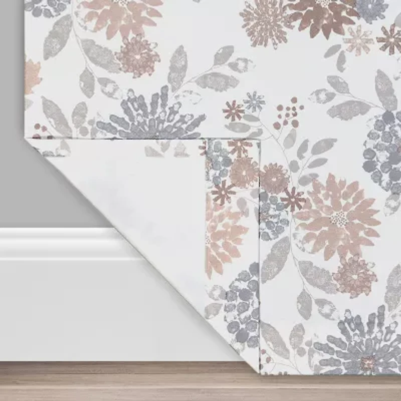 Eclipse Summit Botanical Rod Pocket Back Tab Energy Saving Blackout Single Curtain Panel