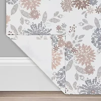 Eclipse Summit Botanical Rod Pocket Back Tab Energy Saving Blackout Single Curtain Panel