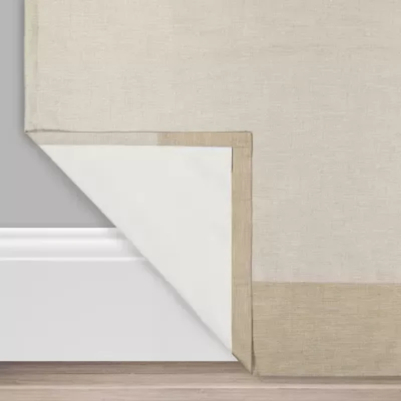 Eclipse Monty Color Block Grommet Top Energy Saving 100% Blackout Single Curtain Panel