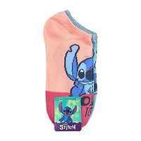 Womens Multi-Pack 5 Pair Lilo & Stitch Low Cut Socks