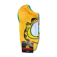 Womens Multi-Pack 5 Pair Garfield Low Cut Socks