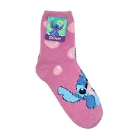 Cozy Womens 2 Pair Lilo & Stitch Crew Socks
