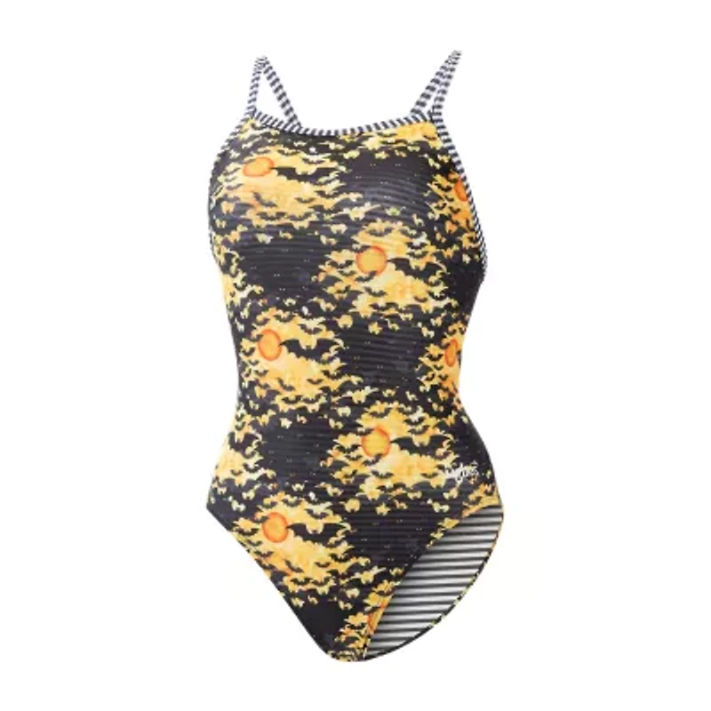 Dolfin Womens Easy-on + Easy-off Juniors One Piece Swimsuit