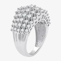 (G / Si1-Si2) Womens 3 CT. T.W. Lab Grown White Diamond 10K Gold Cocktail Ring