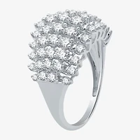 Womens 2 CT. T.W. Lab Grown White Diamond 10K Gold Cocktail Ring