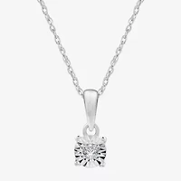 Womens 1/ CT. T.W. Lab Grown White Diamond Sterling Silver Round -pc. Jewelry Set