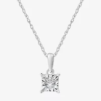 Womens 1/10 CT. T.W. Lab Grown White Diamond Sterling Silver 2-pc. Jewelry Set