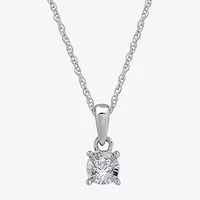 Womens 1/ CT. T.W. Lab Grown White Diamond Sterling Silver Round -pc. Jewelry Set
