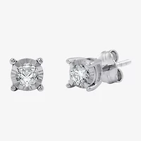 Womens 1/ CT. T.W. Lab Grown White Diamond Sterling Silver Round -pc. Jewelry Set