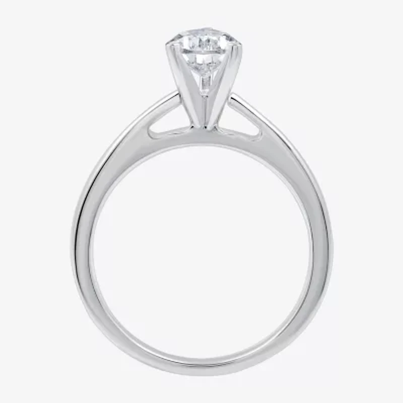 I Said Yes (G / Si1-Si2) Womens 1 1/4 CT. T.W. Lab Grown White Diamond Sterling Silver Pear Solitaire Bridal Set