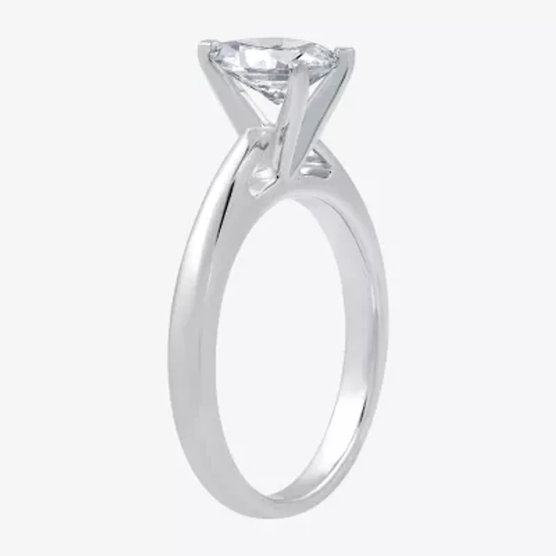 I Said Yes (G / Si1-Si2) Womens 1 1/4 CT. T.W. Lab Grown White Diamond Sterling Silver Pear Solitaire Bridal Set