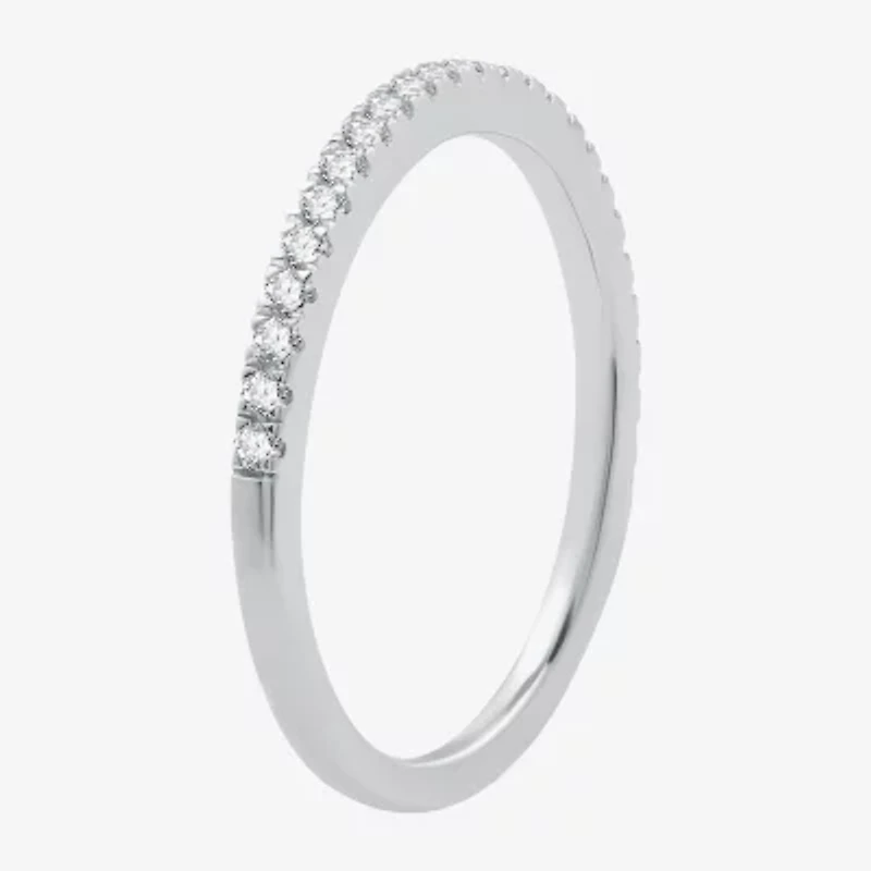 I Said Yes (G / Si1-Si2) Womens 1 CT. T.W. Lab Grown White Diamond Sterling Silver Pear Side Stone Halo Bridal Set