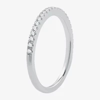 I Said Yes (G / Si1-Si2) Womens 1 CT. T.W. Lab Grown White Diamond Sterling Silver Pear Side Stone Halo Bridal Set