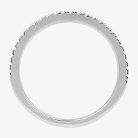 I Said Yes (G / Si1-Si2) Womens 1 CT. T.W. Lab Grown White Diamond Sterling Silver Round Side Stone Halo Bridal Set