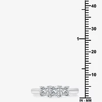 Love Lives Forever (G / Si1-Si2) Womens 1 CT. T.W. Lab Grown White Diamond 10K Gold 3-Stone Engagement Ring