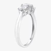 Love Lives Forever (G / Si1-Si2) Womens 1 CT. T.W. Lab Grown White Diamond 10K Gold 3-Stone Engagement Ring
