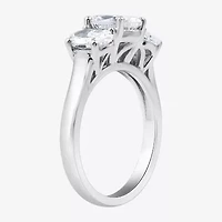 Love Lives Forever (G / Si1-Si2) Womens 2 CT. T.W. Lab Grown White Diamond 10K Gold Oval 3-Stone Engagement Ring