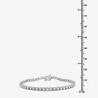 Womens 2 CT. T.W. Lab Grown Diamond Sterling Silver 7.5 Inch Tennis Bracelet