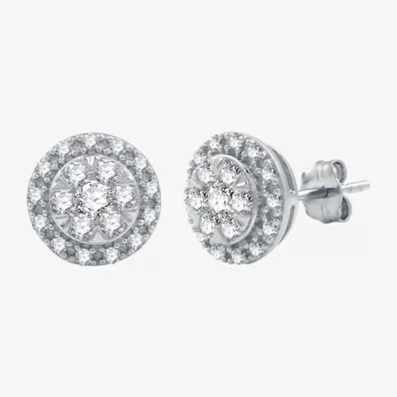 Womens 1 CT. T.W. Lab Grown White Diamond 2-pc. Pendant Necklace Set